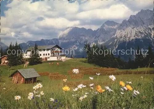 St Anton Kranzberg Panorama Kat. Garmisch Partenkirchen