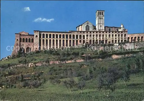Assisi Umbria Kathedrale des Heiligen Franziskus und Kloster Kat. Assisi