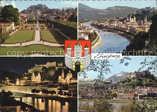 Salzburg Oesterreich Schloss Wappen Kat. Salzburg