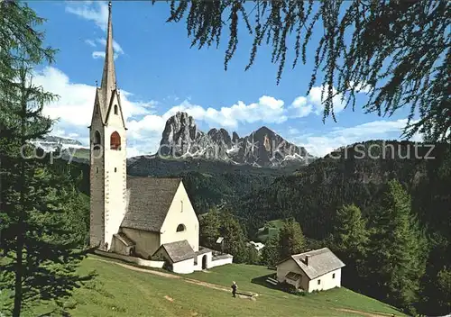 St Ulrich Groeden Tirol Kirchlein Sankt Jakob Kat. Salten Schlern