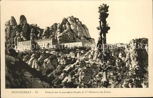 Montserrat Kloster Misterio de Dolor Kat. Spanien