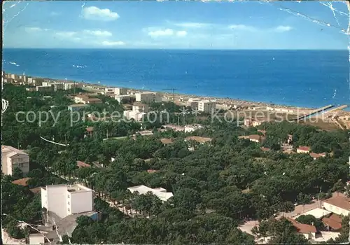 Milano Marittima Fliegeraufnahme mit Strand Kat. Cervia