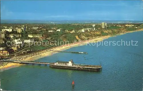 Bournemouth UK Fliegeraufnahme Pier and Bay Kat. Bournemouth