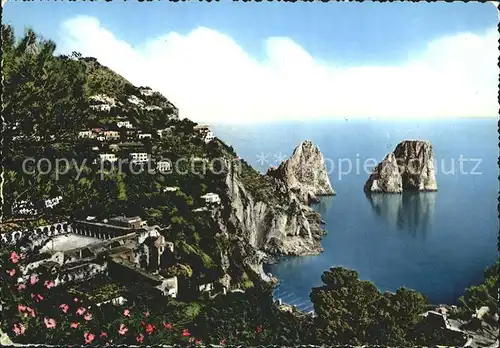 Capri Felsenpartie Kat. Golfo di Napoli