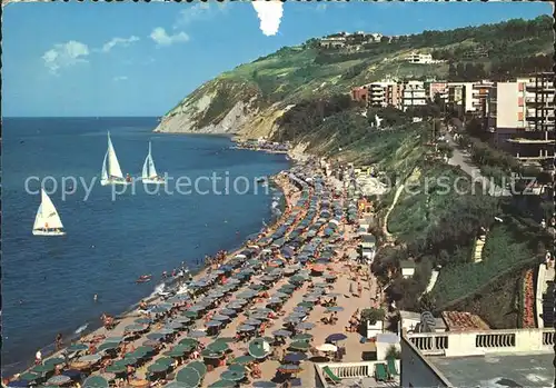 Gabicce Mare Strand Kat. Italien