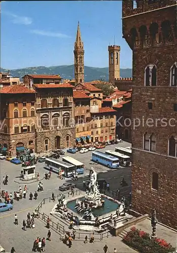 Firenze Toscana Piazza del Signoria Kat. Firenze