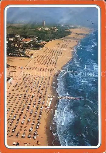 Jesolo Fliegeraufnahme Strand