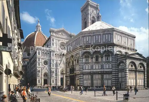 Firenze Toscana Kathedrale und Giotto Turm Kat. Firenze