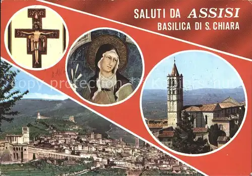 Assisi Umbria Basilica di S. Chiara Kat. Assisi