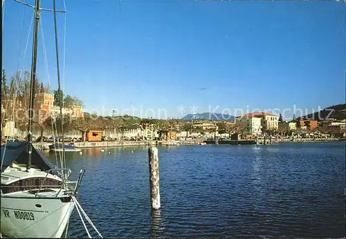 Garda Hafen Segelboot Gardasee Kat. Lago di Garda 