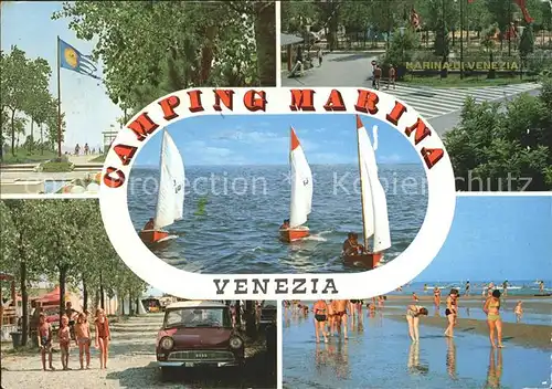 Punta Sabbioni Camping Marina di Venezia Strand Segelregatta Kat. Venezia Venedig