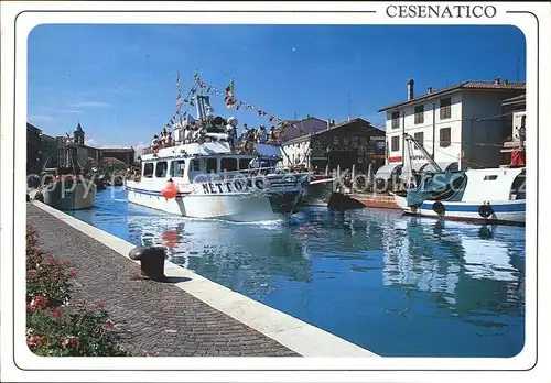 Cesenatico Canale Kanal Motoryacht Kat. Italien