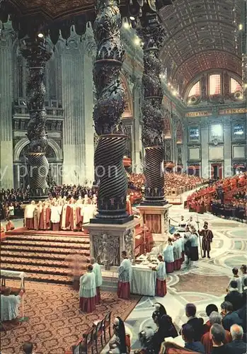 Vatikanstadt Citta del Vaticano Basilica di San Pietro Funzione Papale Kat. Vatikanstadt