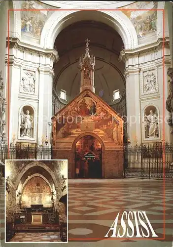 Assisi Umbria Basilica di Santa Maria degli Angeli La Porziuncola Kirche Kat. Assisi