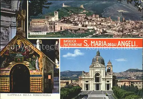 Assisi Umbria Basilica Santa Maria degli Angeli Cappella della Porzuincola Basilika Kat. Assisi