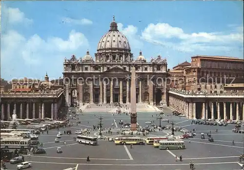 Vatikanstadt Citta del Vaticano Piazza e Basilica di San Pietro Kat. Vatikanstadt