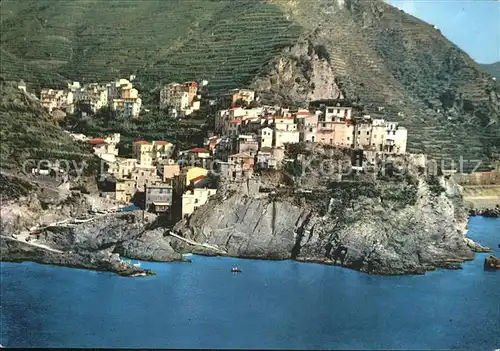 Manarola Cinque Terre Panorama dall aereo