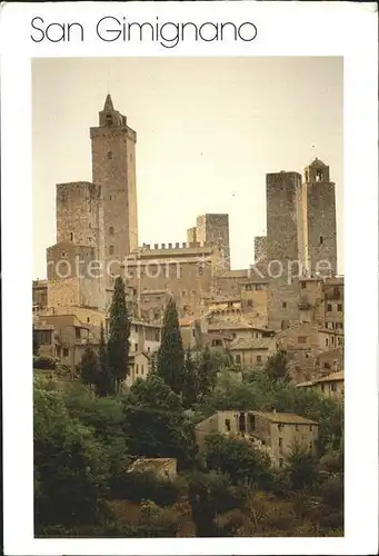 San Gimignano Panorama Altstadt