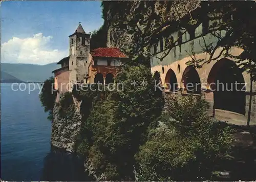 Leggiuno Santa Caterina del Sasso Kloster Lago Maggiore