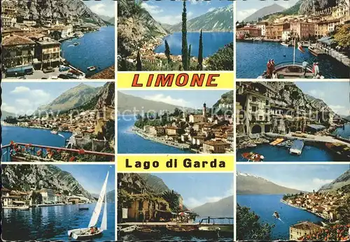 Limone sul Garda Teilansichten Gardasee Kat. 