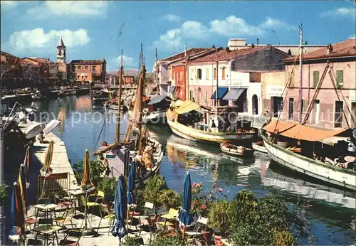 Cesenatico Porto Canale Kanal Hafen Kat. Italien