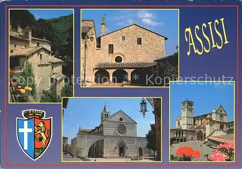 Assisi Umbria Eremo delle Carceri Chiesa Basilica di San Francesco Kat. Assisi