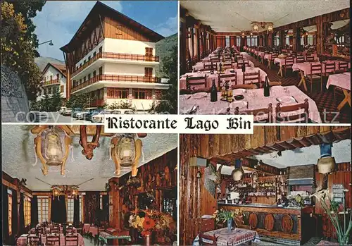 Rocchetta Nervina Albergo Ristorante Bar Lago Bin Kat. Italien