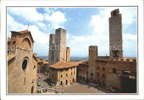 San Gimignano Piazza del Duomo Palazzo del Podesta