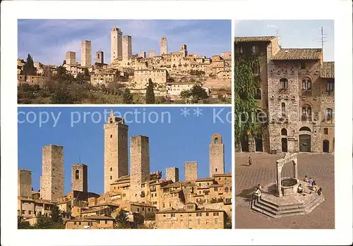 San Gimignano Citta Historischer Stadtkern