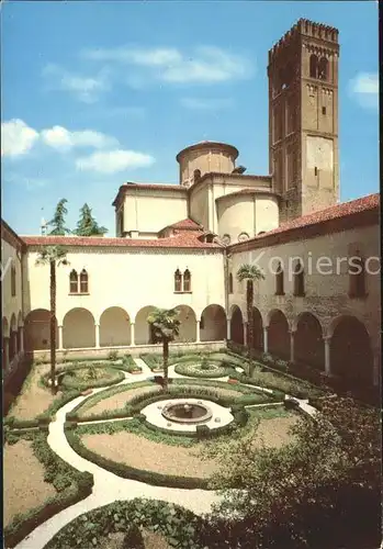 Badia di Praglia Chiostro botanico secolo XVI Botanischer Klosterhof Kat. Padova