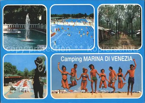 Punta Sabbioni Camping Marina di Venezia Swimming Pool Restaurant Kat. Venezia Venedig