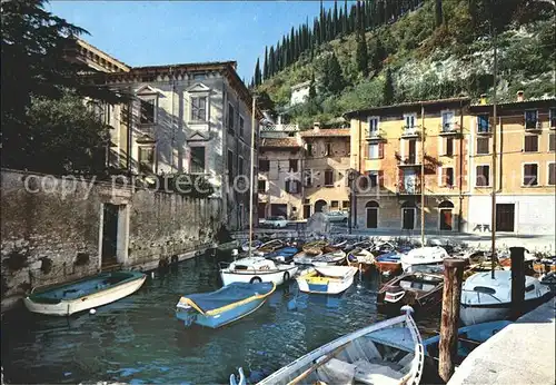 Toscolano Maderno Lago di Garda Porto Hafen Gardasee Kat. Italien