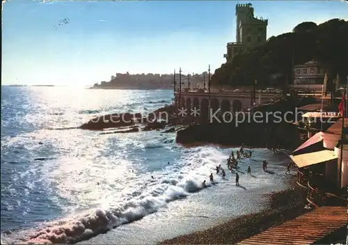 Quarto Genova Castello A. Carrara Spiaggia Schloss Strand