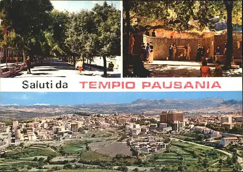 Tempio Pausania Viale Fonte Nuova Fonti Diuretiche di Rinaggiu Panorama