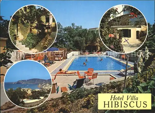 Forio d Ischia Hotel Villa Hibiscus Swimming Pool Kat. 