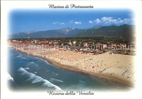 Marina di Pietrasanta Riviera della Versilia Panorama dall aereo Kat. Lucca