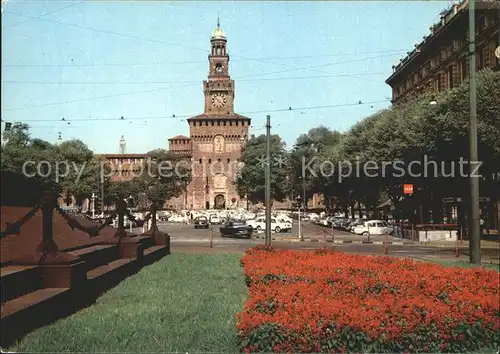 Milano Castello Sforzesco Schloss Kat. Italien