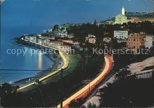 Bussana Notturno Nachtaufnahme Kat. San Remo