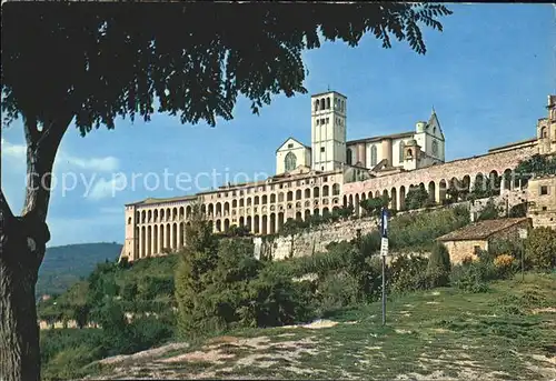 Assisi Umbria Basilica di San Francesco e Convento Basilika Kloster Kat. Assisi