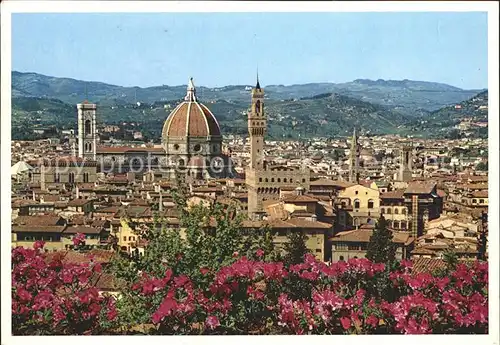 Firenze Toscana Panorama Dom Kirche Palast Kat. Firenze