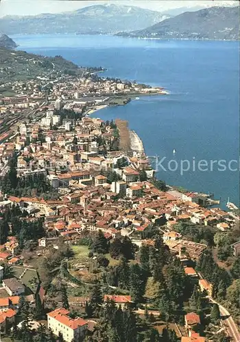 Luino Fliegeraufnahme Kat. Lago Maggiore