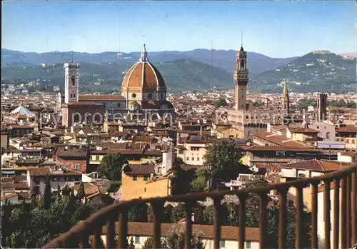 Firenze Toscana Panorama dal Giardino di Boboli Dom Palast Kat. Firenze