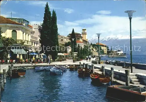 Gardone Riviera Lago di Garda Porto Hafen Gardasee Kat. Italien