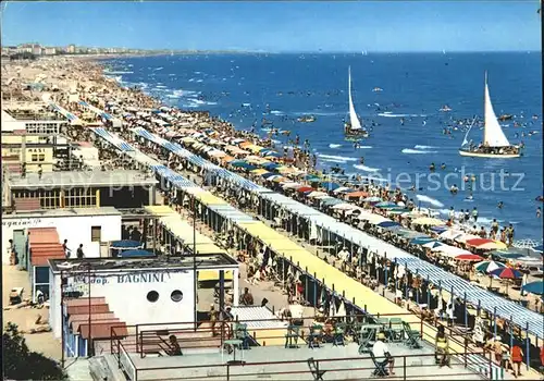 Misano Adriatico Spiaggia Strand Kat. Italien