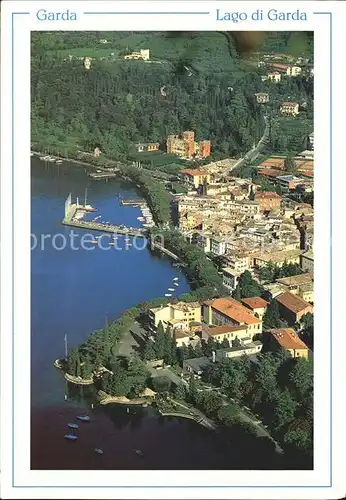Garda Gardasee Fliegeraufnahme Kat. Lago di Garda 