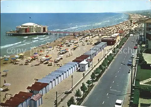 Senigallia Lungomare G. Marconi Spiaggia Strand Kat. Italien