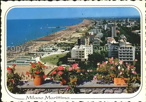 Milano Marittima Panorama Spiaggia Strand Kat. Cervia