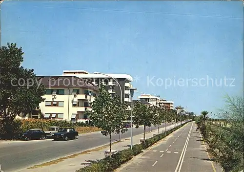 Teramo Lungomare Uferstrasse Kat. Italien