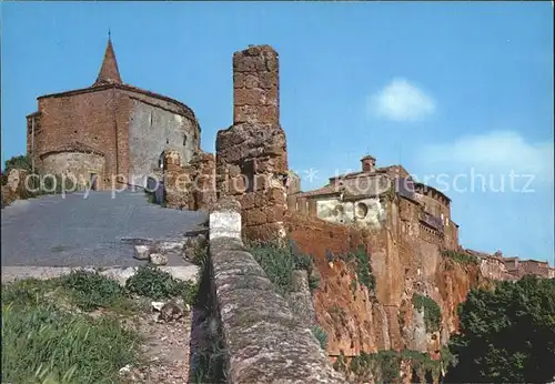 Orvieto Quartiere medioevale Bastioni e Chiesa San Giovanni Kat. Italien