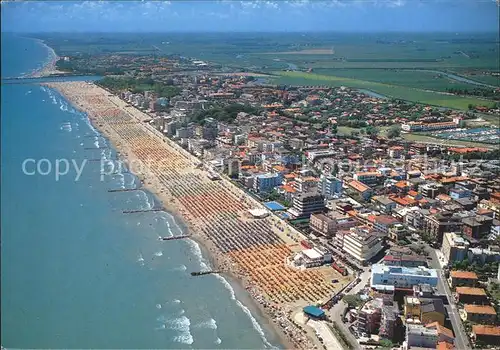 Caorle Venezia Fliegeraufnahme Kat. Italien